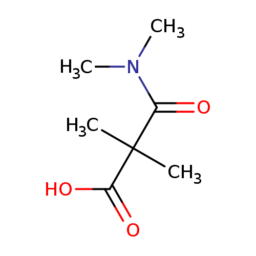 3-(dimethylamino)-2,2-dimethyl-3-oxopropanoic acid