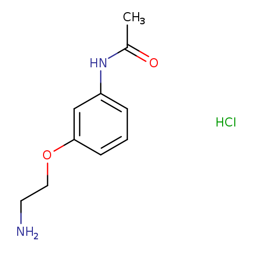 N-[3-(2-aminoethoxy)phenyl]acetamide hydrochloride