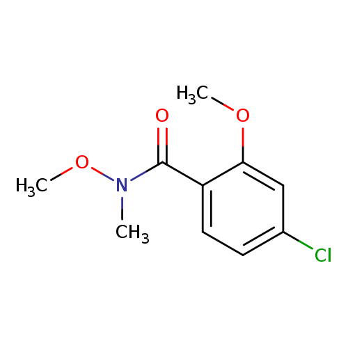 Benzamide, 4-chloro-N,2-dimethoxy-N-methyl-