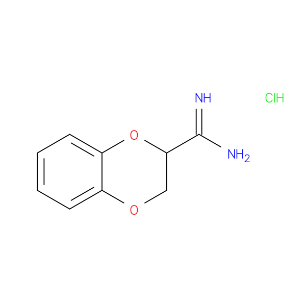 Benzodioxan-2-carboxamidine, HCl