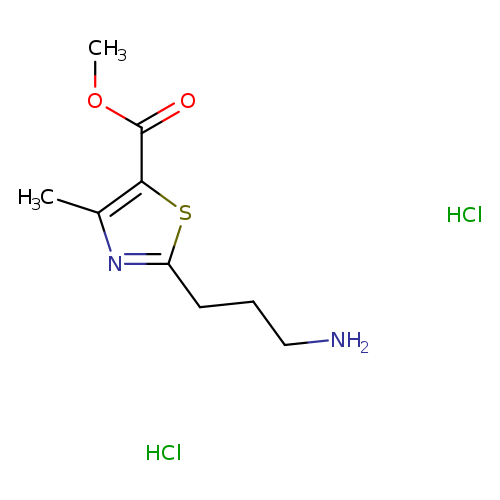methyl2-(3-aminopropyl)-4-methyl-1,3-thiazole-5-carboxylatedihydrochloride