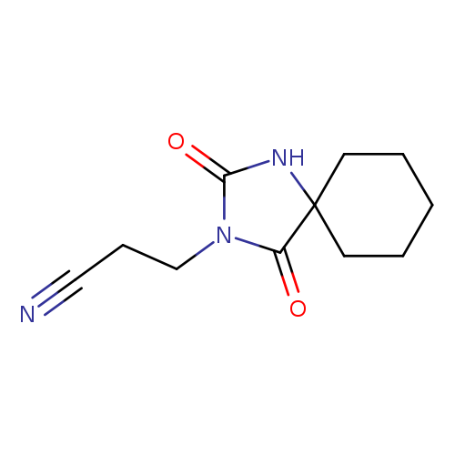 3-(2,4-Dioxo-1,3-diazaspiro[4.5]decan-3-yl)propanenitrile