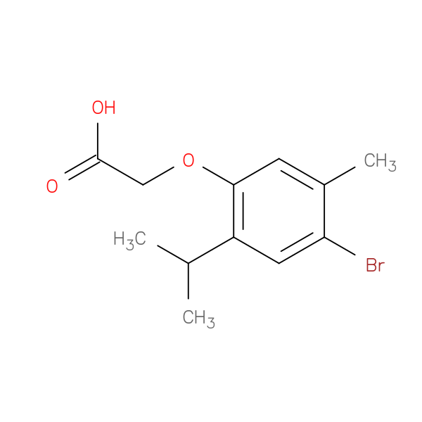 2-(4-Bromo-2-isopropyl-5-methylphenoxy)acetic acid