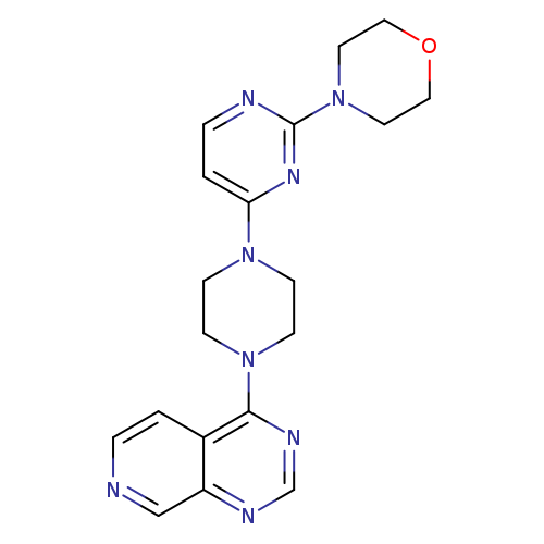 4-[4-(4-{pyrido[3,4-d]pyrimidin-4-yl}piperazin-1-yl)pyrimidin-2-yl]morpholine