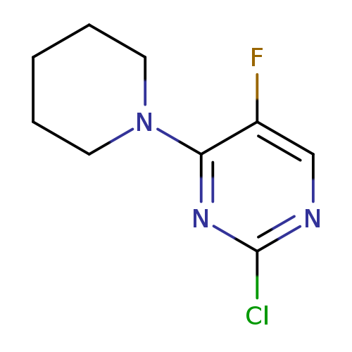 2-chloro-5-fluoro-4-piperidin-1-yl-pyrimidine