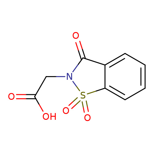 (1,1-Dioxido-3-oxo-1,2-benzisothiazol-2(3H)-yl)acetic acid