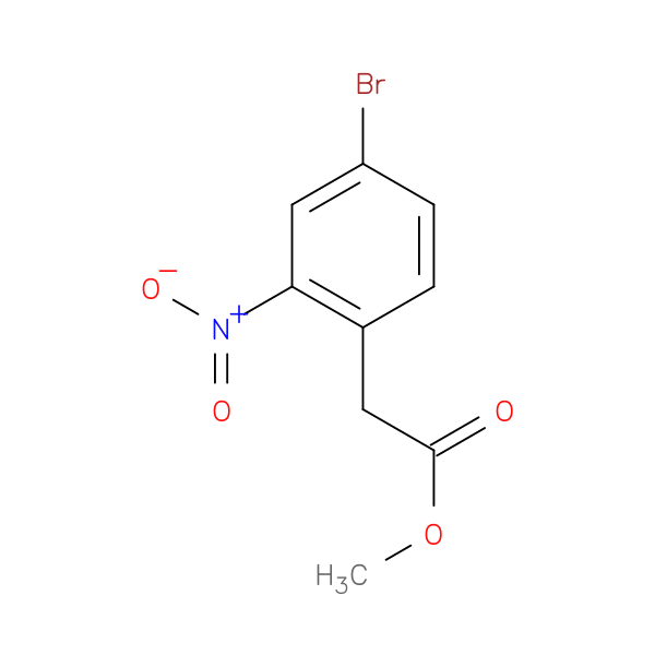Methyl 2-(4-bromo-2-nitrophenyl)acetate