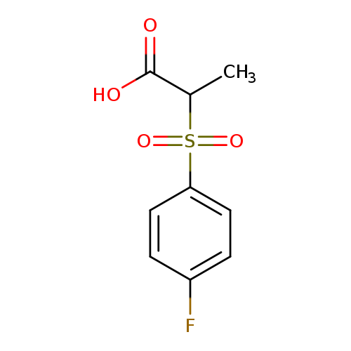 2-(4-fluorobenzenesulfonyl)propanoic acid