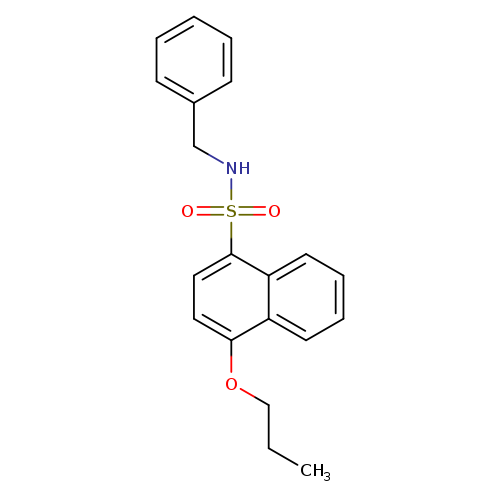 N-benzyl-4-propoxynaphthalene-1-sulfonamide