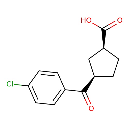 cis-3-(4-Chlorobenzoyl)cyclopentane-1-carboxylic acid