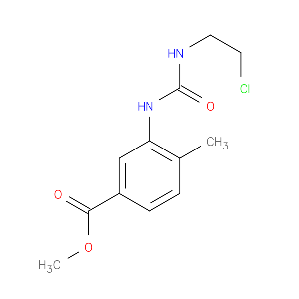 methyl 3-{[(2-chloroethyl)carbamoyl]amino}-4-methylbenzoate