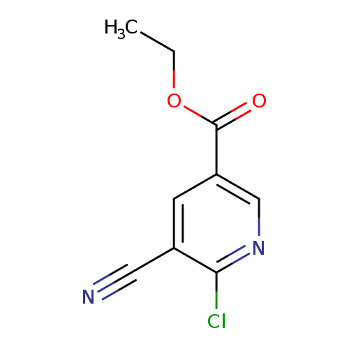 3-Pyridinecarboxylic acid, 6-chloro-5-cyano-, ethyl ester