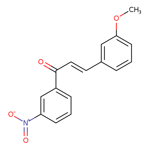 (2E)-3-(3-methoxyphenyl)-1-(3-nitrophenyl)prop-2-en-1-one