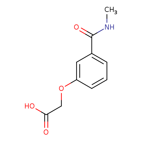 2-[3-(methylcarbamoyl)phenoxy]acetic acid