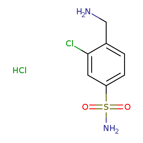 4-(aminomethyl)-3-chlorobenzene-1-sulfonamidehydrochloride