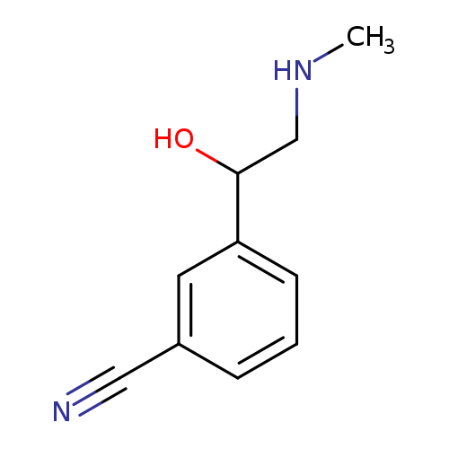 3-[1-hydroxy-2-(methylamino)ethyl]benzonitrile