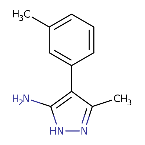 3-methyl-4-(3-methylphenyl)-1H-pyrazol-5-amine