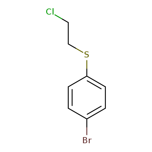 1-bromo-4-[(2-chloroethyl)sulfanyl]benzene