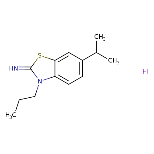 6-isopropyl-3-propylbenzo[d]thiazol-2(3H)-imine hydroiodide