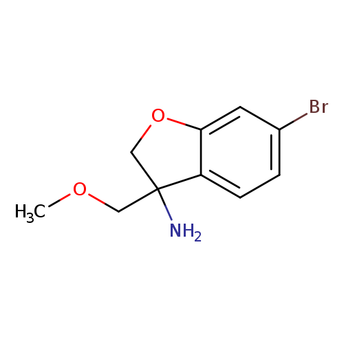 6-bromo-3-(methoxymethyl)-2,3-dihydro-1-benzofuran-3-amine