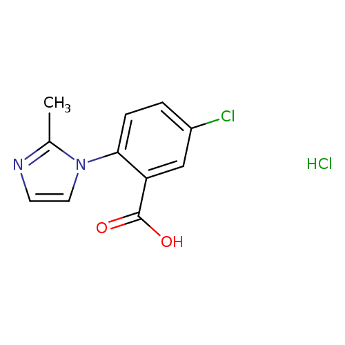 5-chloro-2-(2-methyl-1H-imidazol-1-yl)benzoic acid hydrochloride