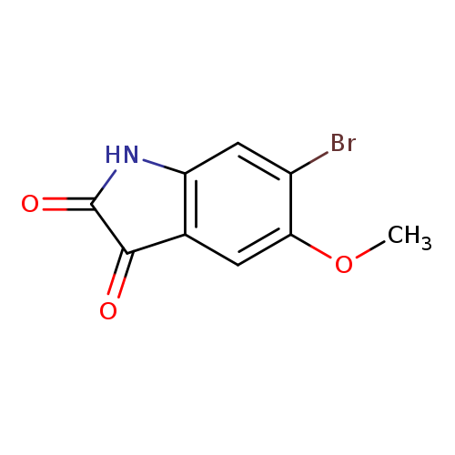1H-Indole-2,3-dione, 6-bromo-5-methoxy-