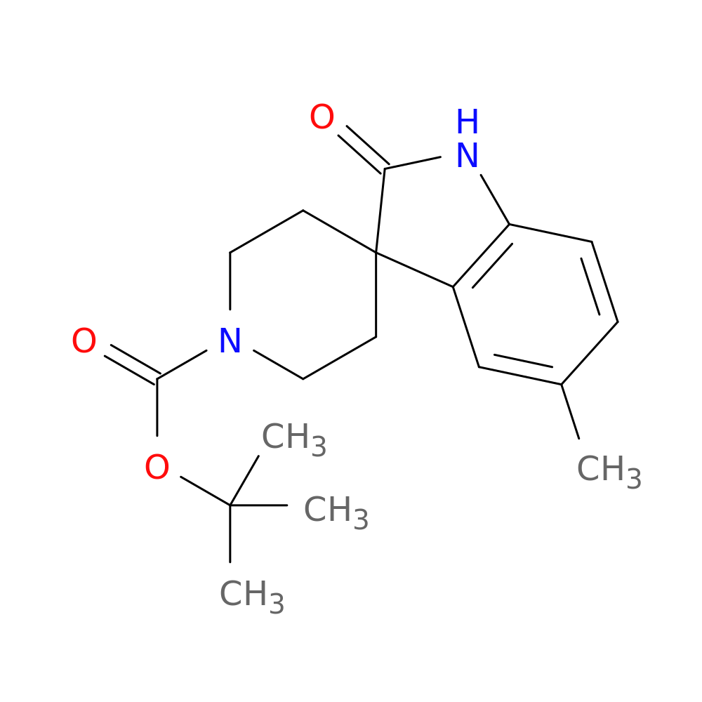 tert-Butyl 5-methyl-2-oxospiro[indoline-3,4'-piperidine]-1'-carboxylate