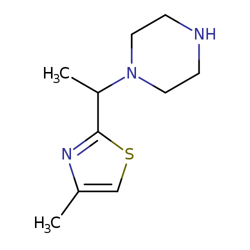 1-[1-(4-methyl-1,3-thiazol-2-yl)ethyl]piperazine