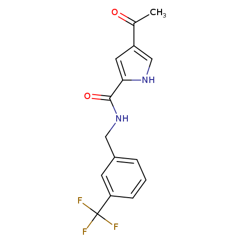 4-acetyl-N-{[3-(trifluoromethyl)phenyl]methyl}-1H-pyrrole-2-carboxamide