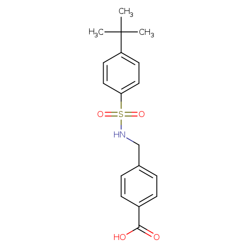 4-([[(4-TERT-BUTYLPHENYL)SULFONYL]AMINO]METHYL)BENZOIC ACID