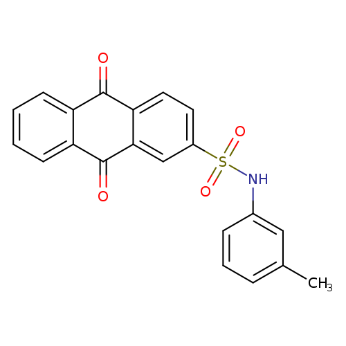 N-(3-methylphenyl)-9,10-dioxo-9,10-dihydroanthracene-2-sulfonamide