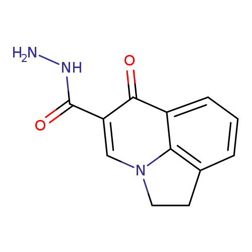 6-Oxo-1,2-dihydro-6h-pyrrolo[3,2,1-ij]quinoline-5-carbohydrazide