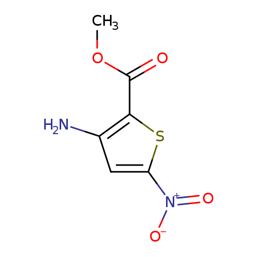 2-Thiophenecarboxylic acid, 3-amino-5-nitro-, methyl ester