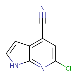 6-chloro-1H-pyrrolo[2,3-b]pyridine-4-carbonitrile