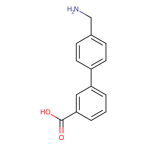 3-[4-(aminomethyl)phenyl]benzoic acid