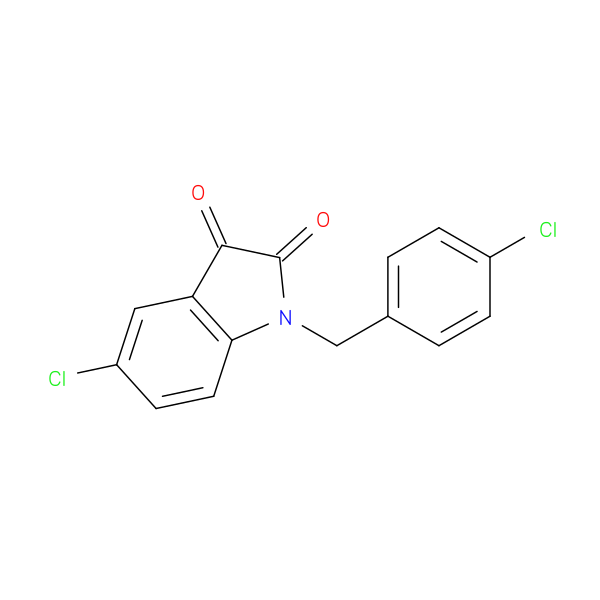 5-chloro-1-[(4-chlorophenyl)methyl]-2,3-dihydro-1H-indole-2,3-dione
