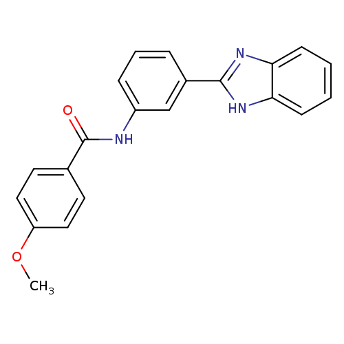 N-[3-(1H-benzimidazol-2-yl)phenyl]-4-methoxybenzamide