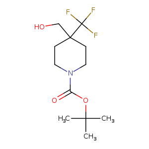 1-Piperidinecarboxylic acid, 4-(hydroxymethyl)-4-(trifluoromethyl)-, 1,1-dimethylethyl ester