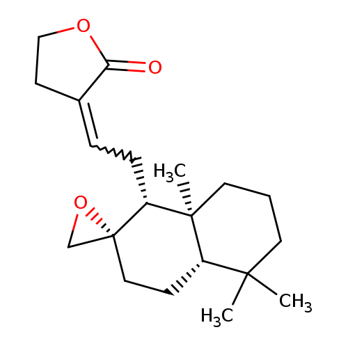 2(3H)-Furanone, dihydro-3-[2-[(1R,2S,4aS,8aS)-octahydro-5,5,8a-trimethylspiro[naphthalene-2(1H),2'-oxiran]-1-yl]ethylidene]-, (3E)-