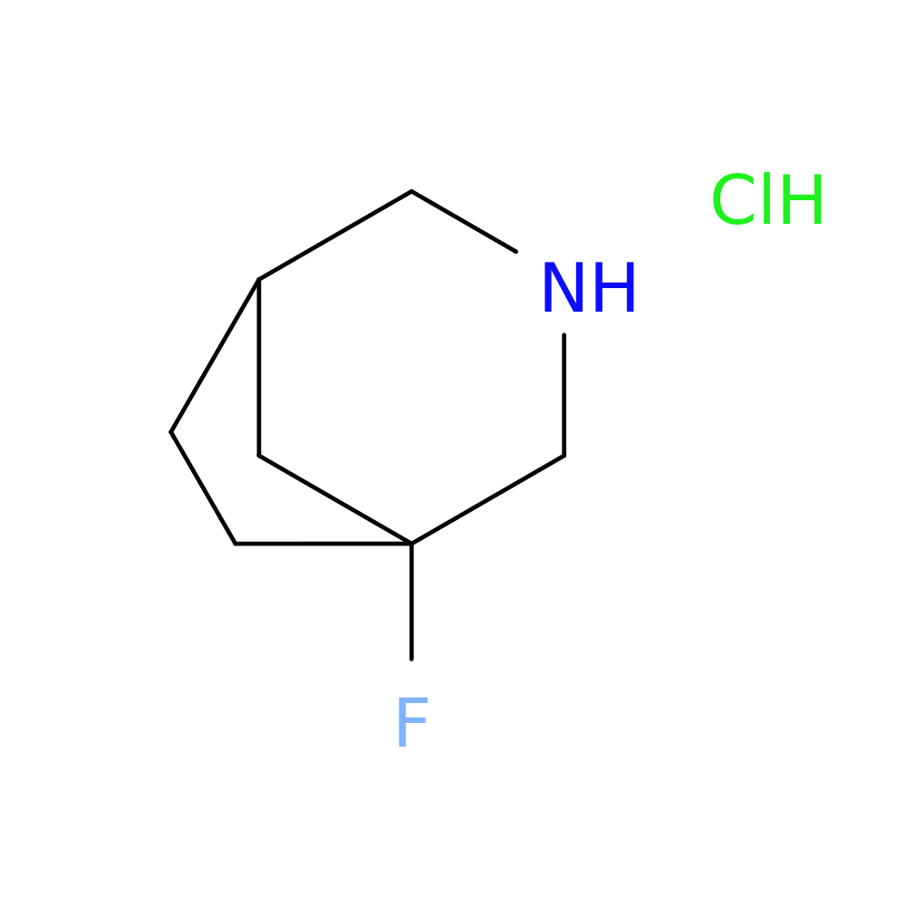 1-fluoro-3-azabicyclo[3.2.1]octane hydrochloride