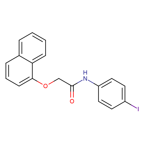 N-(4-iodophenyl)-2-(1-naphthyloxy)acetamide