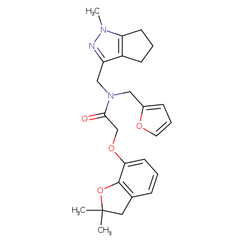 2-[(2,2-dimethyl-2,3-dihydro-1-benzofuran-7-yl)oxy]-N-[(furan-2-yl)methyl]-N-({1-methyl-1H,4H,5H,6H-cyclopenta[c]pyrazol-3-yl}methyl)acetamide