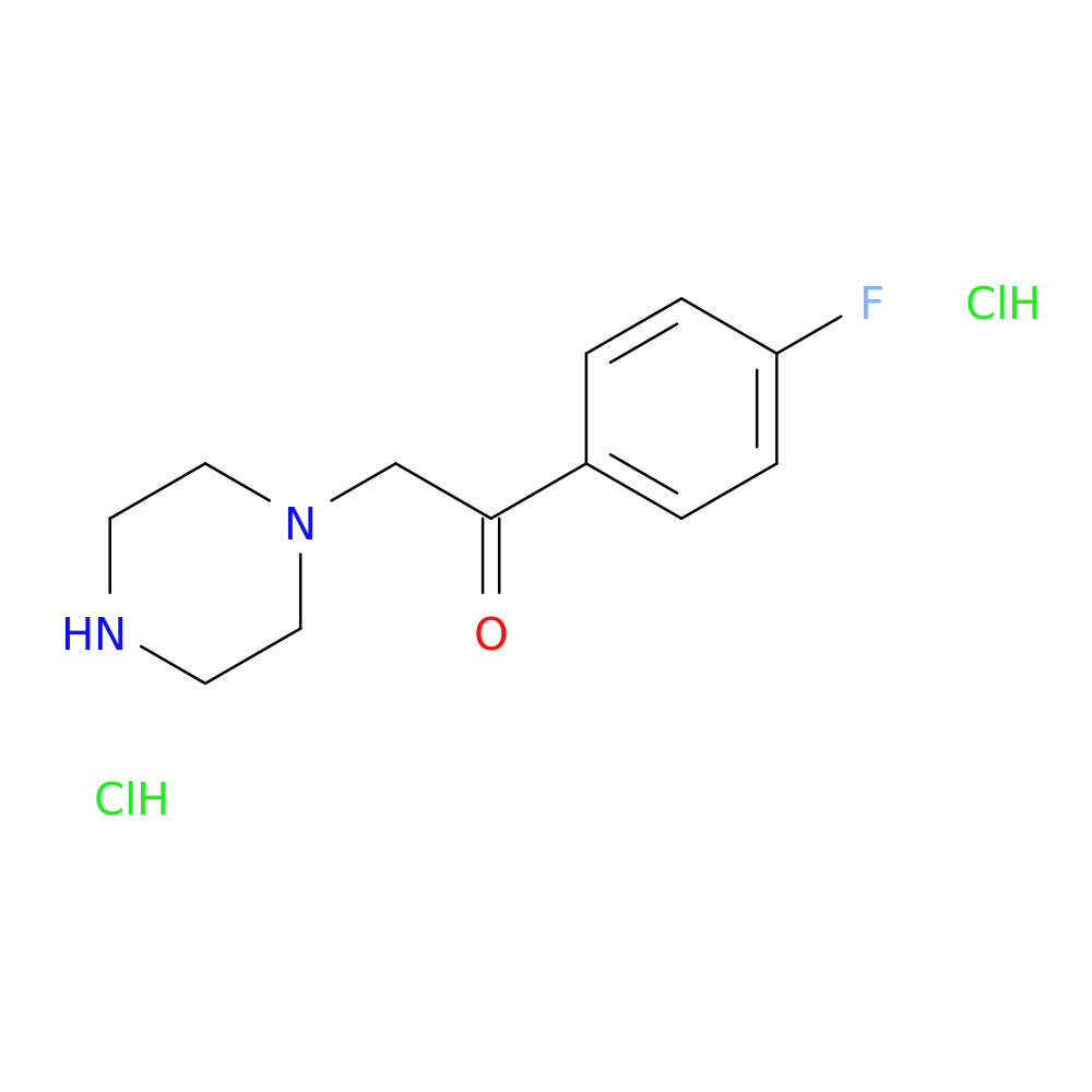 1-(4-Fluorophenyl)-2-piperazin-1-ylethanone dihydrochloride