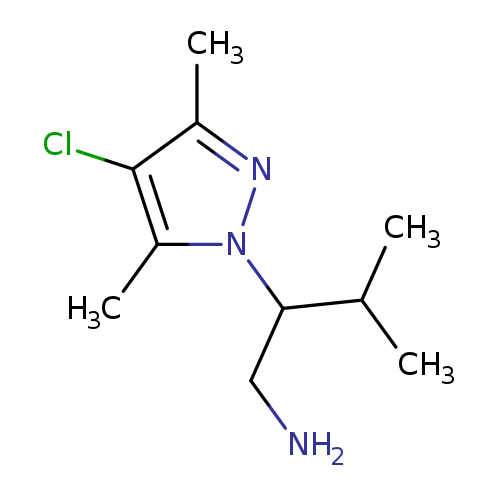 [2-(4-Chloro-3,5-dimethyl-1h-pyrazol-1-yl)-3-methylbutyl]amine