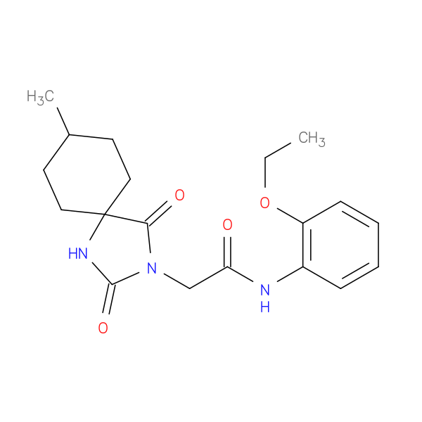 N-(2-ethoxyphenyl)-2-{8-methyl-2,4-dioxo-1,3-diazaspiro[4.5]decan-3-yl}acetamide