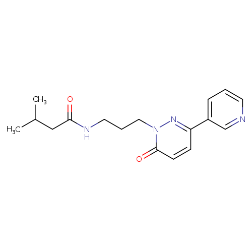 3-methyl-N-{3-[6-oxo-3-(pyridin-3-yl)-1,6-dihydropyridazin-1-yl]propyl}butanamide