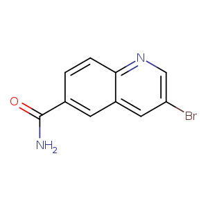 6-Quinolinecarboxamide, 3-bromo-