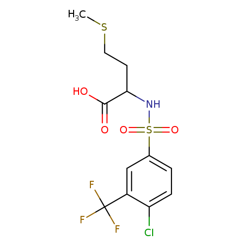 ((4-chloro-3-(trifluoromethyl)phenyl)sulfonyl)methionine