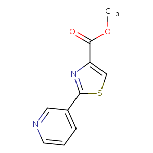 4-Thiazolecarboxylic acid, 2-(3-pyridinyl)-, methyl ester