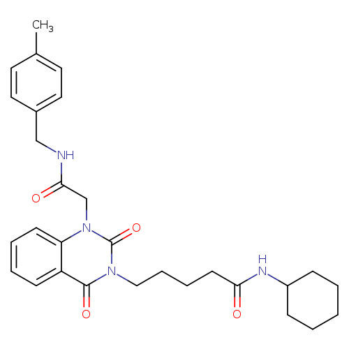 N-cyclohexyl-5-[1-({[(4-methylphenyl)methyl]carbamoyl}methyl)-2,4-dioxo-1,2,3,4-tetrahydroquinazolin-3-yl]pentanamide